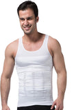Men's Instant Slimming Tank Top - White- Large