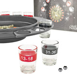 Roulette O - 6 Glass Drinking Shot Game