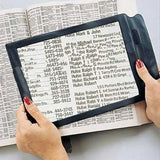 Page-Size Magnifier for Reading Books (7x10)