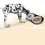 Non-Skid Pet Bowl Tray, Black