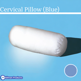 Cervical Pillow w/ Blue Cover (6" x 18")