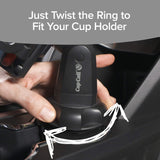 Cup Call Car Phone Mount - Adjustable Cup Holder (Silver)