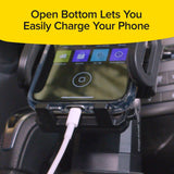 Cup Call Car Phone Mount - Adjustable Cup Holder (Silver)