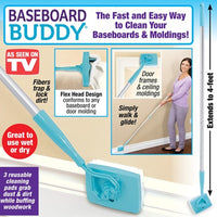 Baseboard Cleaning Replacement Microfiber Pads 10 Pack