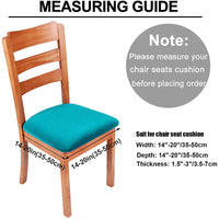 Non-Slip Stretchable Seat Cover- Polyester- Blue