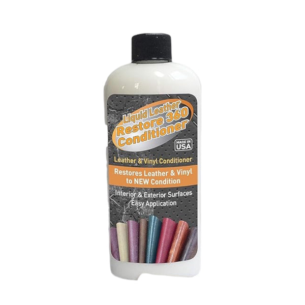 Liquid Leather Restore 360 Leather and Vinyl Conditioner, 8 fl oz