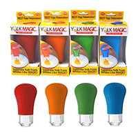 Yolk Magic Egg Separator - Quick and Easy Kitchen Tool (Orange)