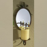 Candle by the Hour- 36 Hour Mirror Wall Sconce (20620B)