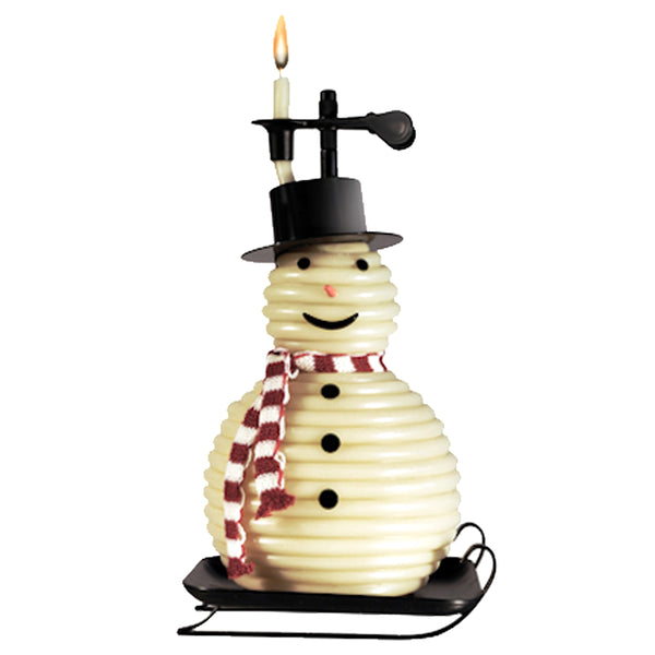 Candle by the Hour - 100 Hour Snowman Black Base (20657B)