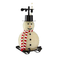 Candle by the Hour - 100 Hour Snowman Black Base (20657B)