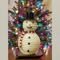 Candle by the Hour - 100 Hour Snowman Copper Base (20657BP)