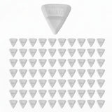Ruby Space Triangles, 72-Pc Hanger Hooks, White