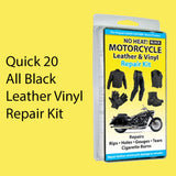 Quick 20 All Black Leather Repair Kit (30-124)
