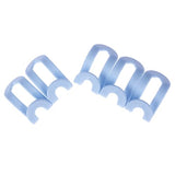 Hanger Hooks- Easy Hook Closet Organizer  - Blue - 5 Pack
