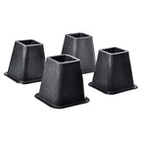 TV Time Direct - 4 Pack-  Bed Risers for Hiatal Hernias, Gerd, Acid Reflux