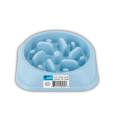 Anti-Choke Slow Feeder Pet Bowl - BLUE