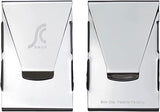 Slim Clip - Double Sided Money Clip! ( Black Chrome)