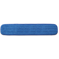 36" Blue Wet Pad Microfiber Replacement Mop Pad Refill Commercial Cleaning