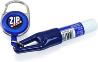 Zip Stick Retractable Lip Balm Holder - White