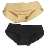 Belvia Comfia Tummy Control Shaping Briefs - Black/Nude 2-Pack (Small)