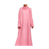 Cuddlee Blanket with Sleeves- Fleece Blanket (Hot Pink)