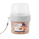2-Way Meal Prep Container with Detachable Top -   360mL
