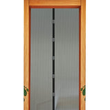 IdeaWorks Insta-screen Magic Magnet Screen Door, Black