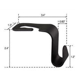 Universal Headrest Hooks - Set of 4