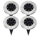 Radiant Pathways Wireless Solar-Powered Pathway Lights – Set of 4