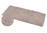 Clean Stepping Tan Dirt Trap Runner for Entryways
