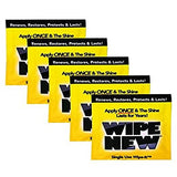 Wipe New Trim Restorer Single Use Wipe Car (5 Pack)