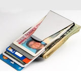 Slim Clip - Double Sided Money Clip! ( Black Chrome)