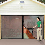 Insta-Screen Double Garage Door Screen - 16' x 7' Mesh