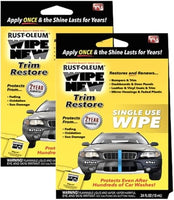 Wipe New Trim Restorer Single Use Wipe Car (5 Pack)