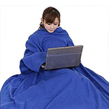 Cuddlee Blanket with Sleeves in Blue