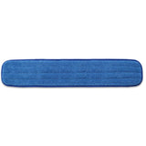36" Blue Wet Pad Microfiber Replacement Mop Pad Refill Commercial Cleaning