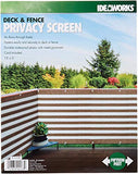 Ideaworks Deck & Fence Privacy Screen- Brown