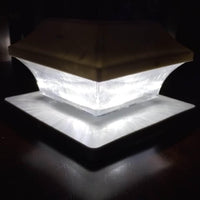 Solar Post Cap Lights Outdoor - Set of Two