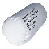 Cervical Pillow w/ Blue Cover (6" x 18")