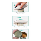 Handy Gourmet Safety Can Opener - Touch-Activated Electric Opener