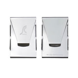 Slim Clip - Double Sided Money Clip! ( Black Chrome)