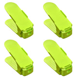 Shoe Double Decker - Efficient Space-Saving Organizer- Green - 4 Pack