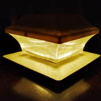 Solar Post Cap Lights Outdoor - Set of Two