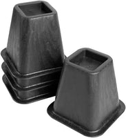 TV Time Direct - 4 Pack-  Bed Risers for Hiatal Hernias, Gerd, Acid Reflux