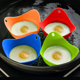 Silicone Egg Poacher Pods - 4 Pack - Versatile Nonstick Pods for Perfect Eggs