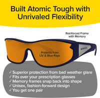 Battle Vision STORM Wrap Around Sunglasses