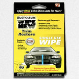 Wipe New Trim Restorer Single Use Wipe Car (Single)