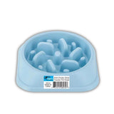 Anti-Choke Slow Feeder Pet Bowl - BLUE