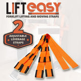 Lift Easy Lifting and Moving Straps - 800 lbs Capacity for Furniture and Appliances