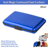 Security Credit Card Wallet - RFID Protection - Blue